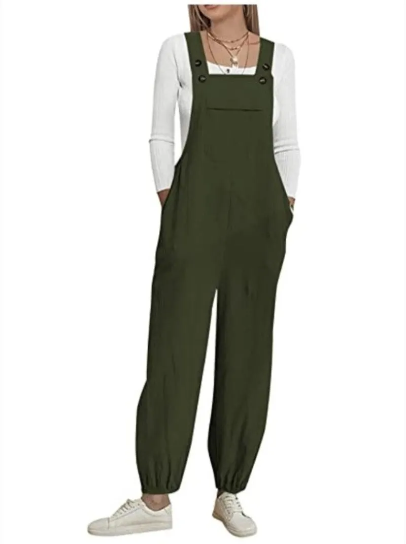 Funki Buys | Pants | Women's Wide Leg Casual Overall Rompers