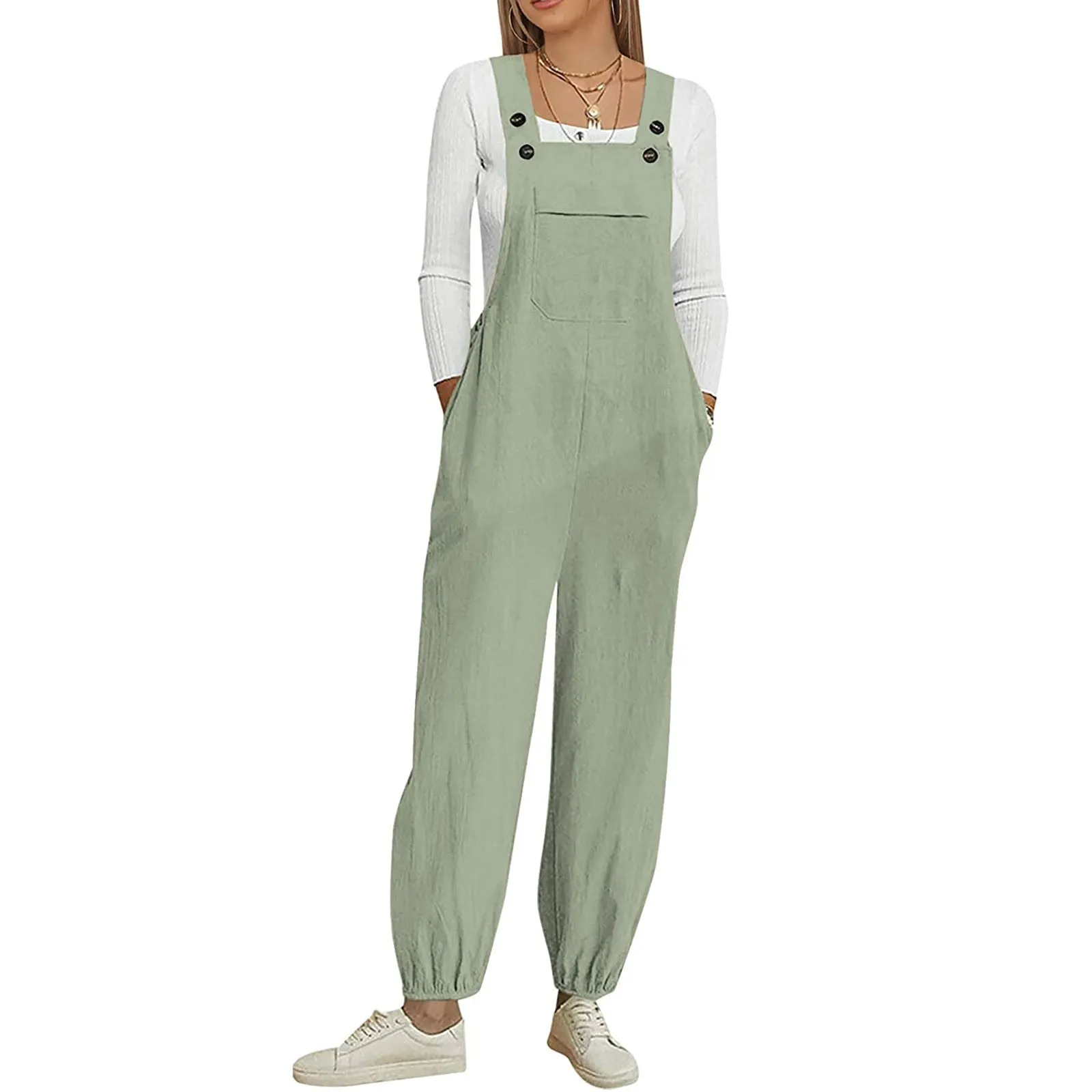 Funki Buys | Pants | Women's Wide Leg Casual Overall Rompers