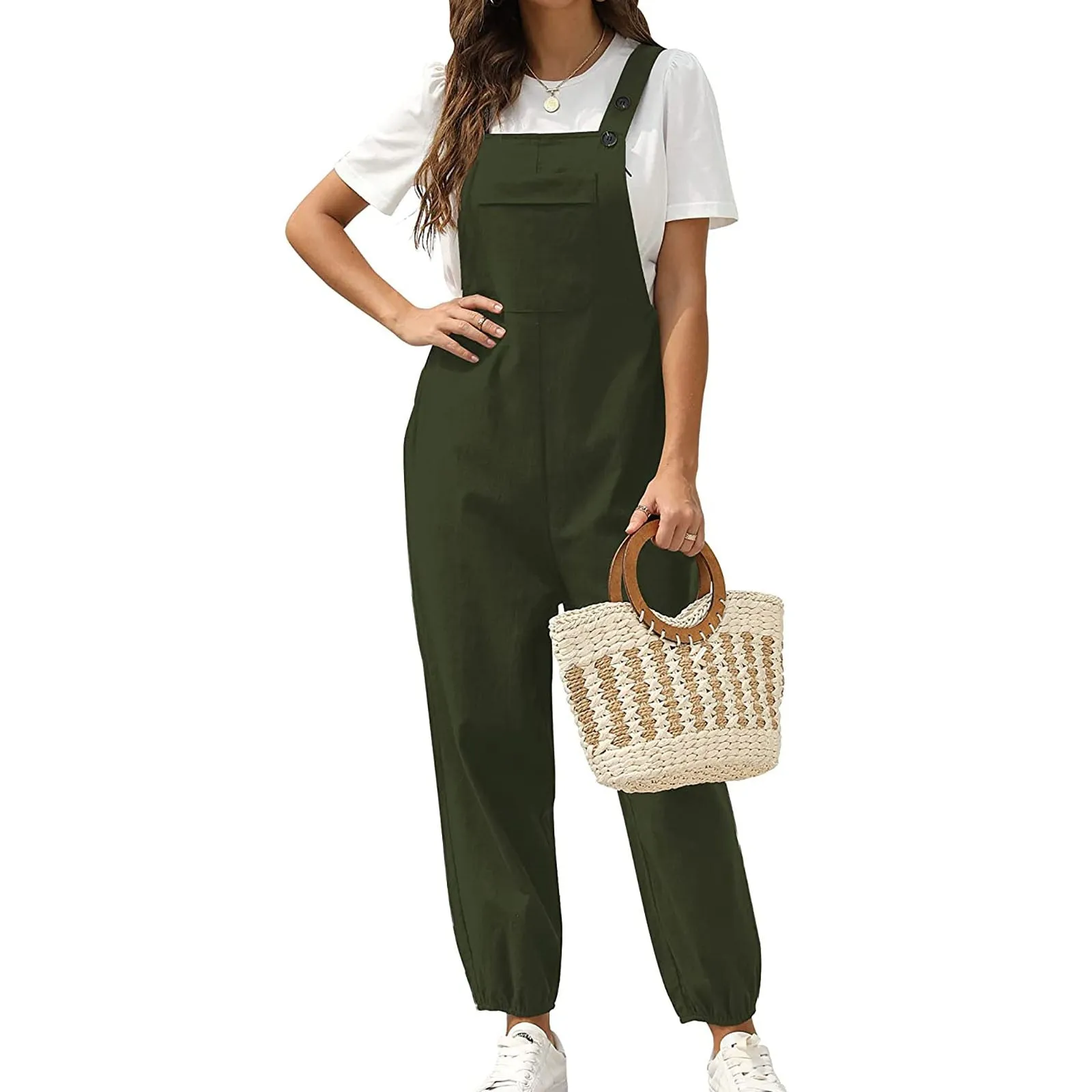 Funki Buys | Pants | Women's Wide Leg Casual Overall Rompers