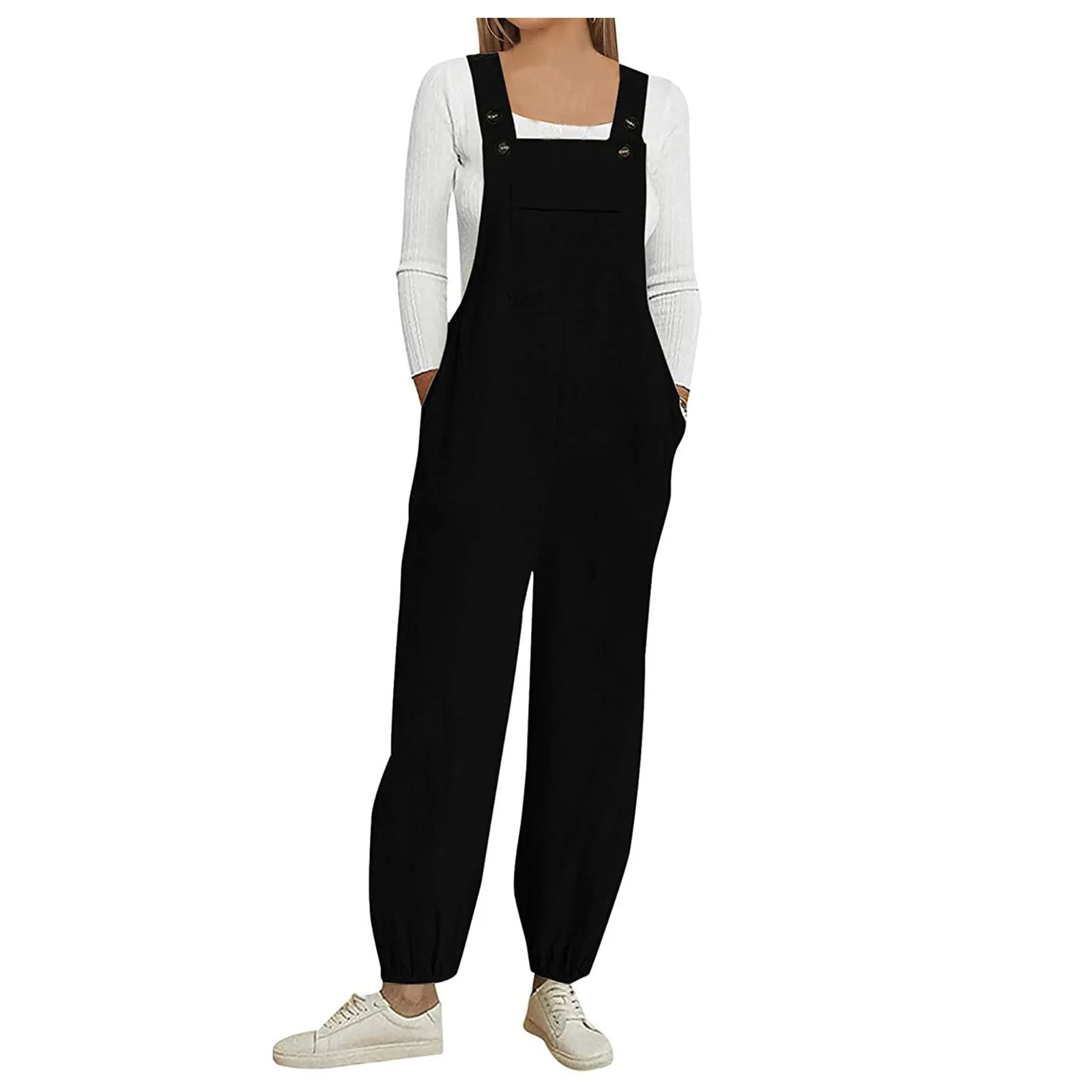 Funki Buys | Pants | Women's Wide Leg Casual Overall Rompers