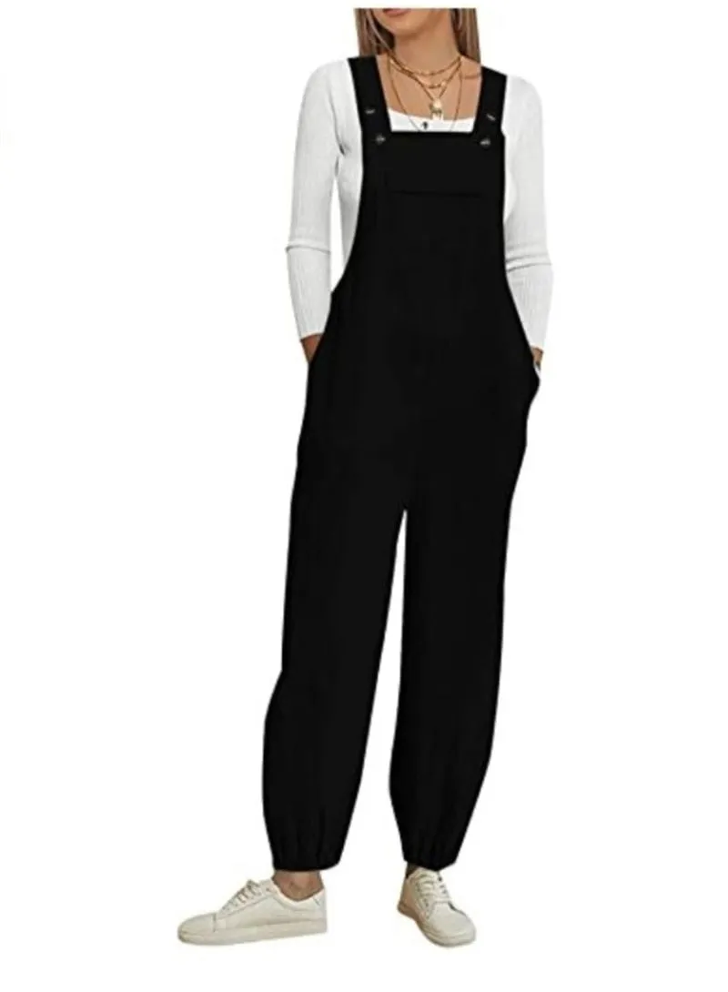 Funki Buys | Pants | Women's Wide Leg Casual Overall Rompers