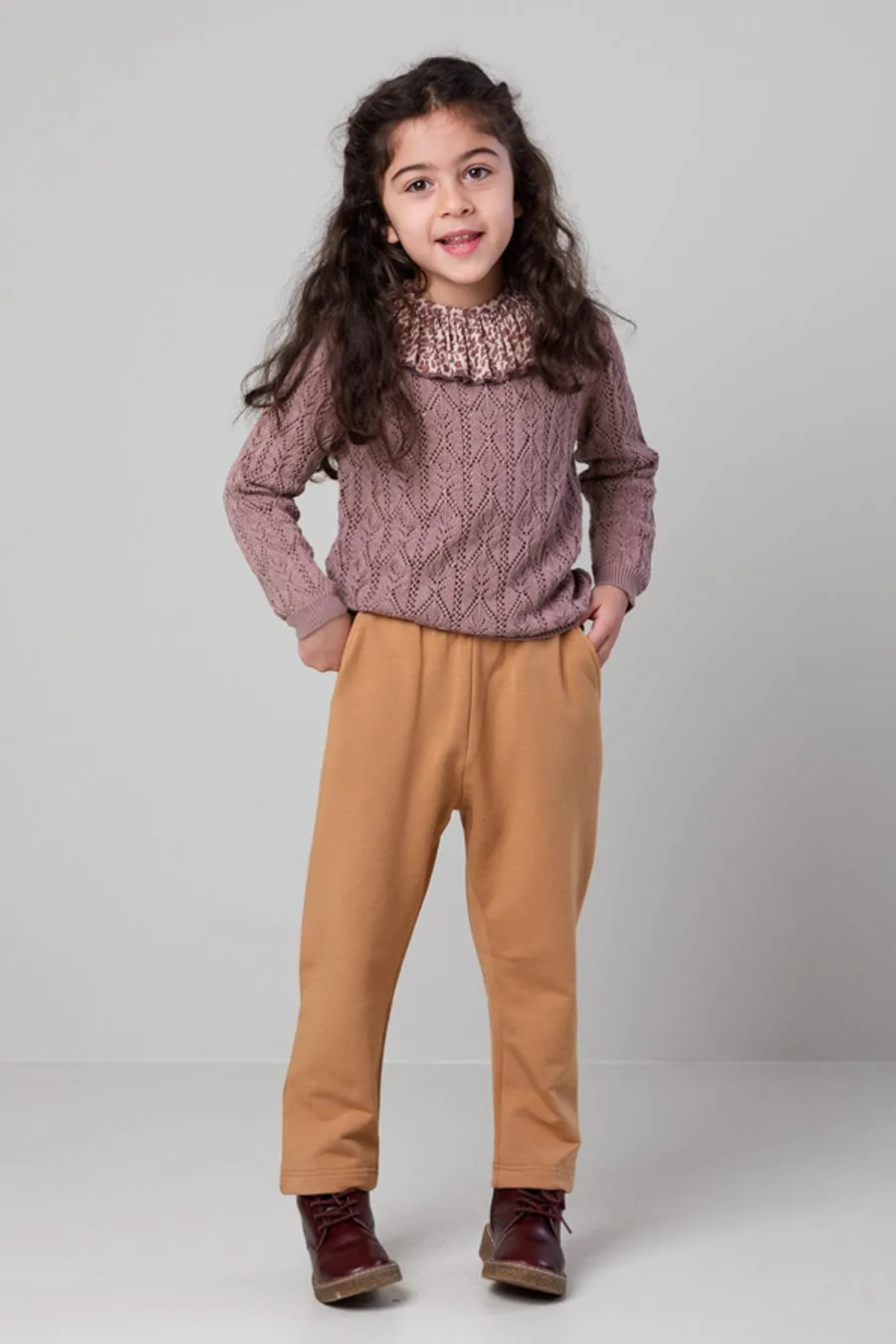 Girls Sweater MarMar Copenhagen Tano - Dusty Mauve