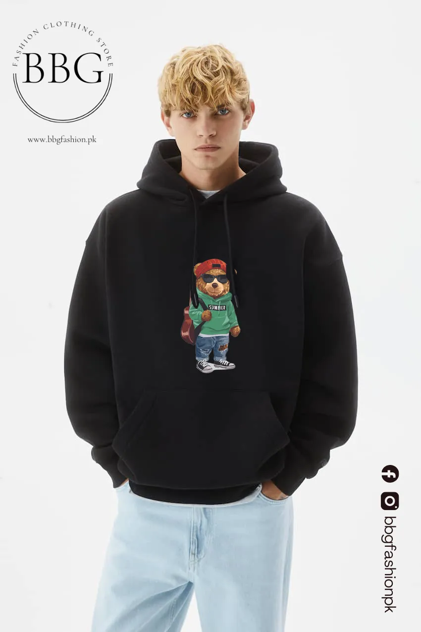 Green Polo Bear Hoodie