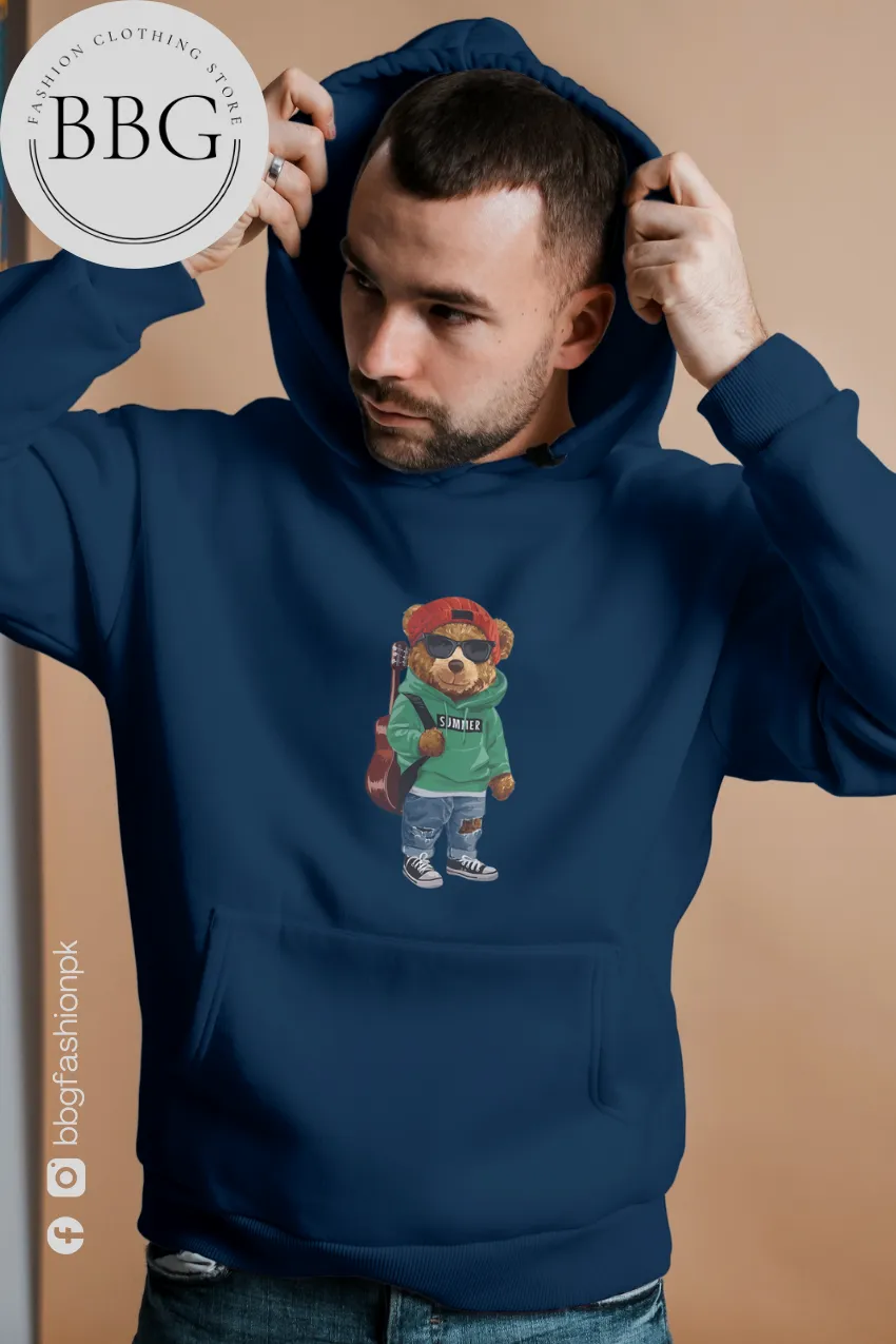 Green Polo Bear Hoodie