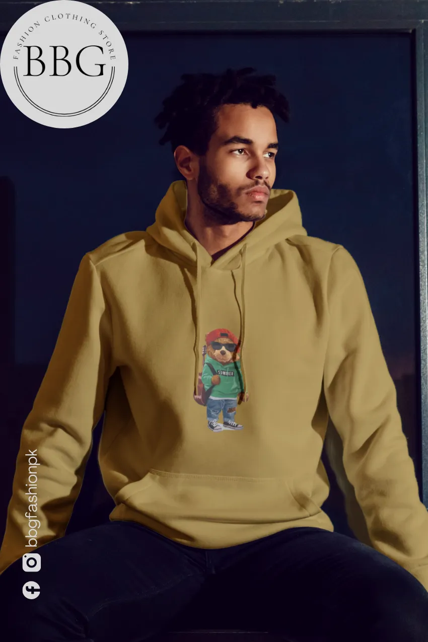 Green Polo Bear Hoodie