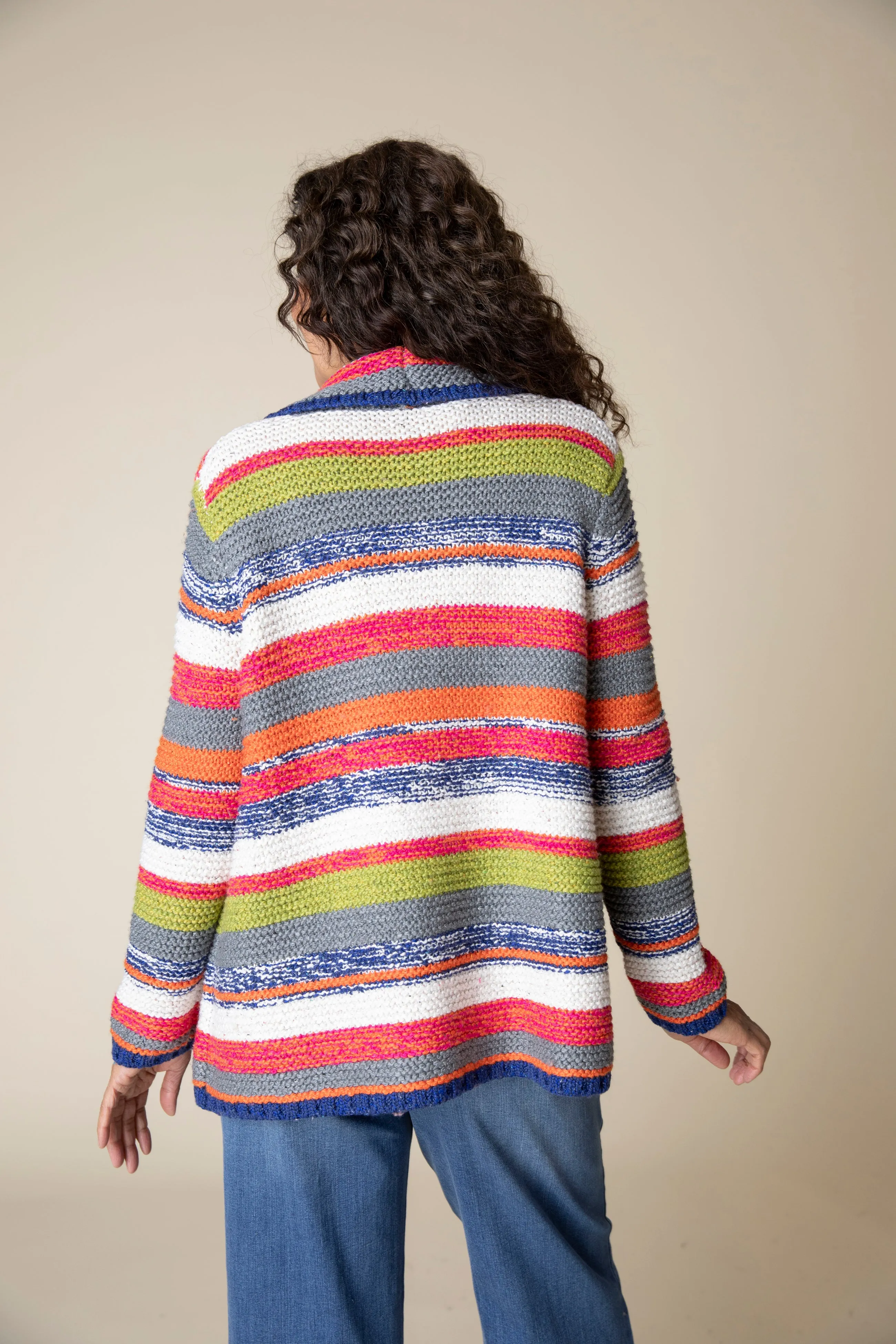 HABITAT - MULTI STRIPE CARDIGAN