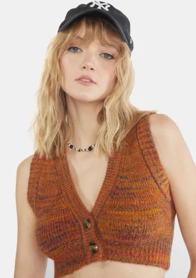 Helena Crop Sweater Vest