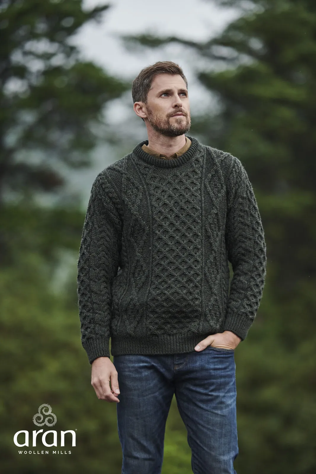 Heritage Aran Wool Sweater