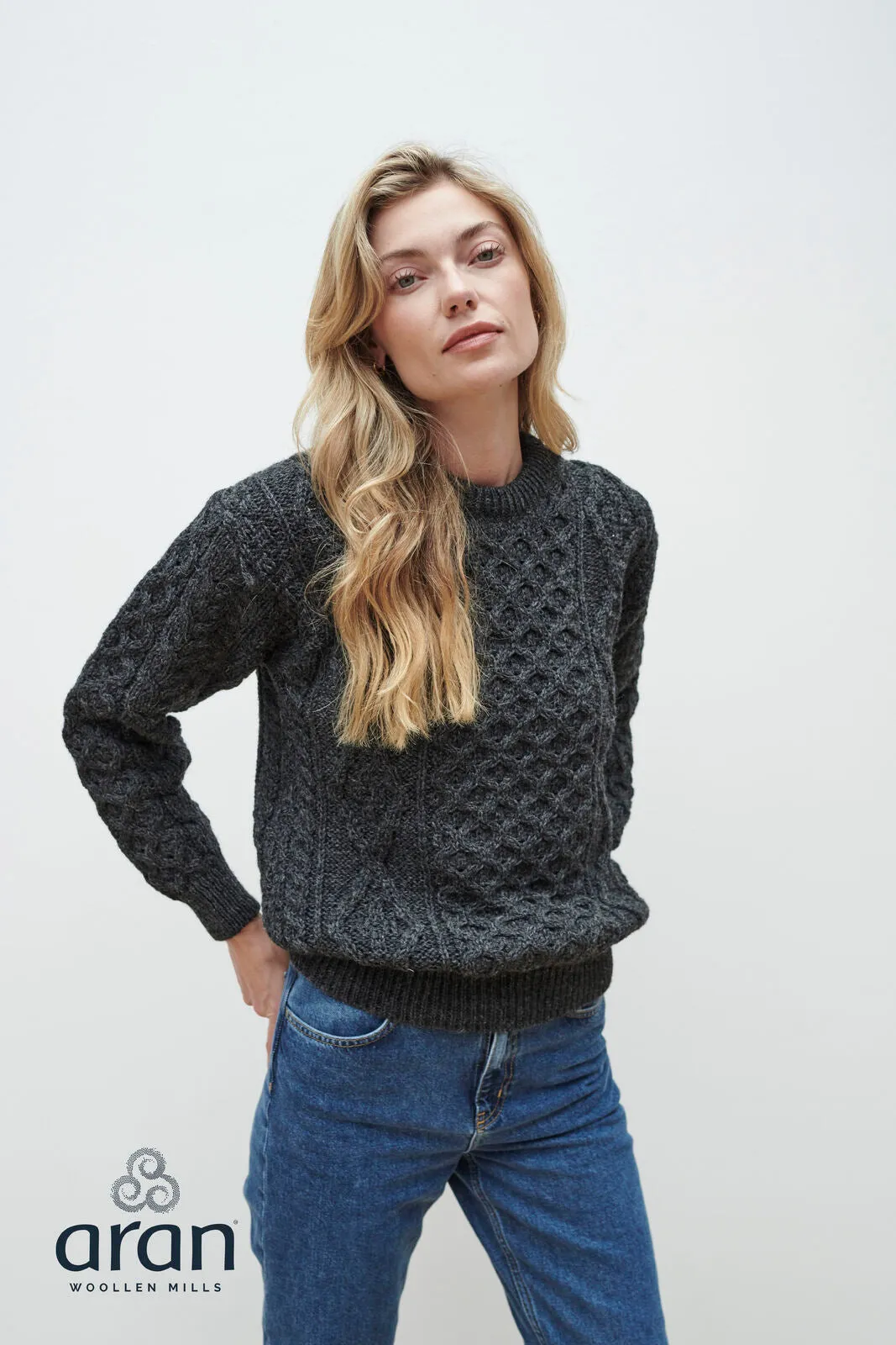 Heritage Aran Wool Sweater