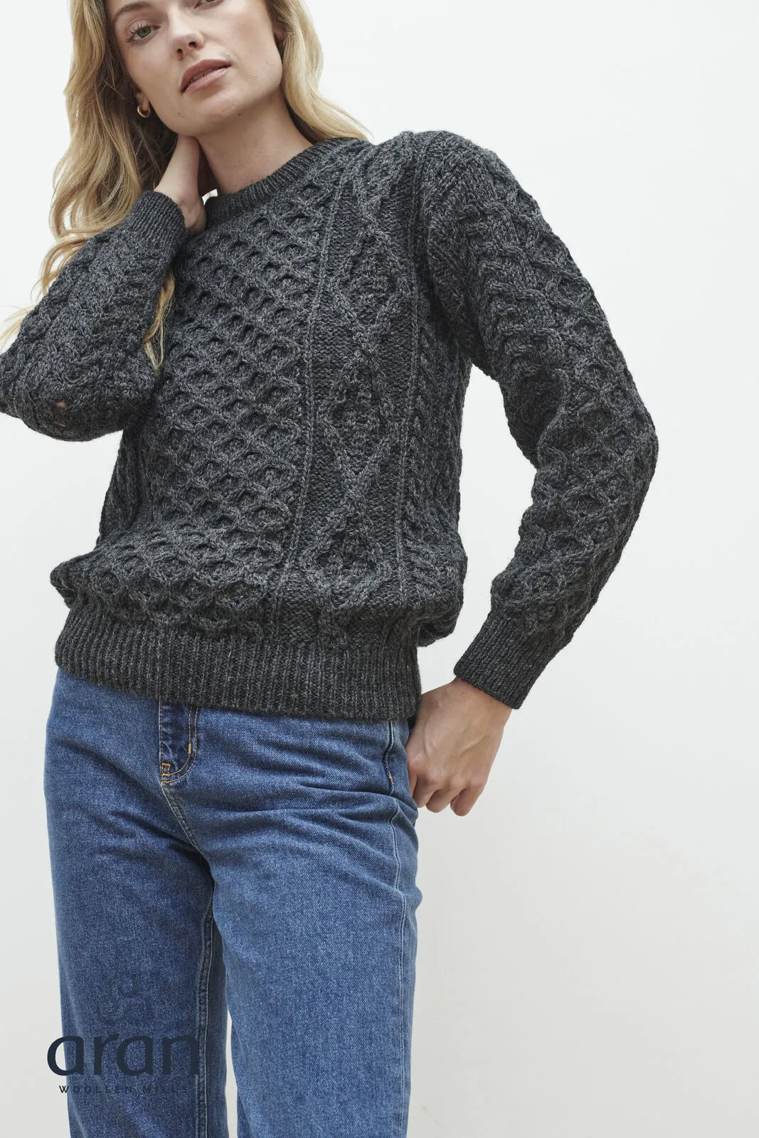 Heritage Aran Wool Sweater