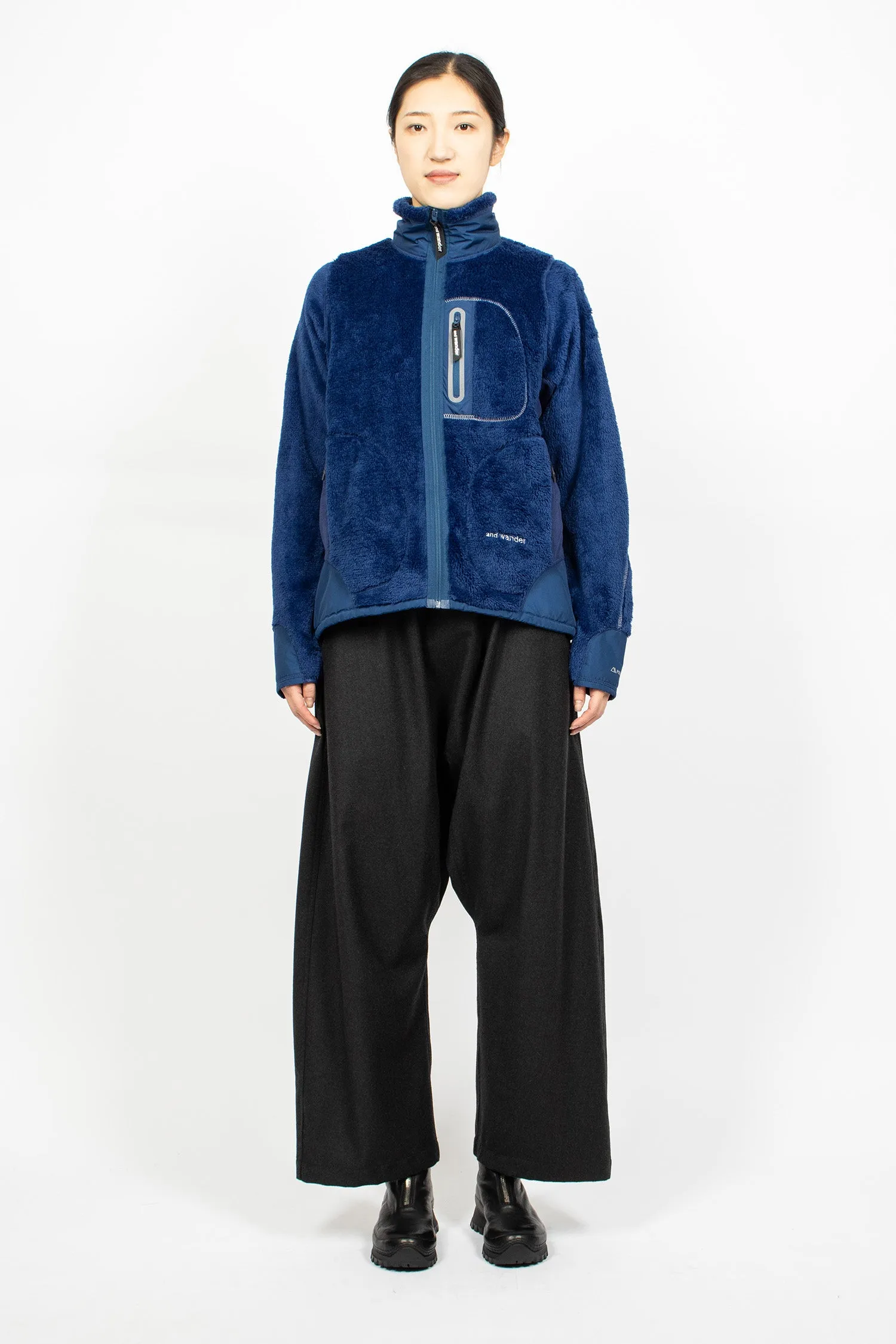 High Loft Fleece Jacket Blue