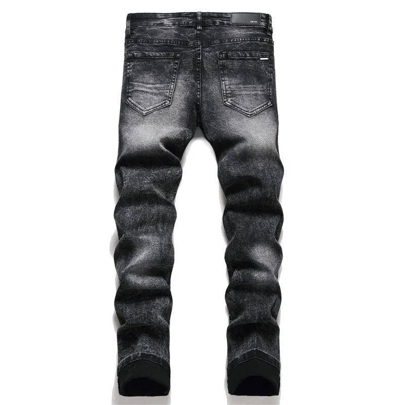 Hot Sale Skinny Stacked Men Designer Jeans