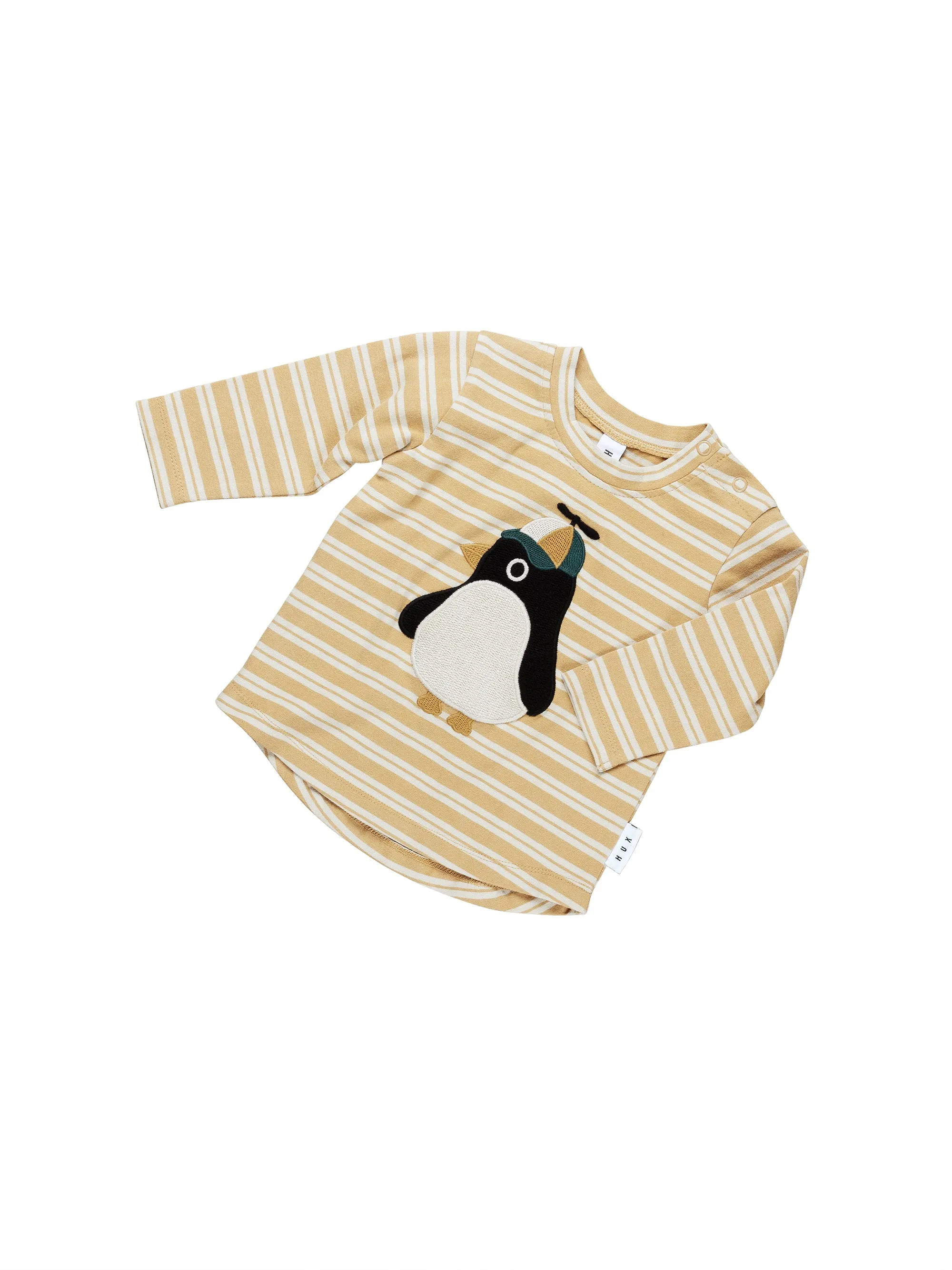 Huxbaby Cool Penguin Stripe Top