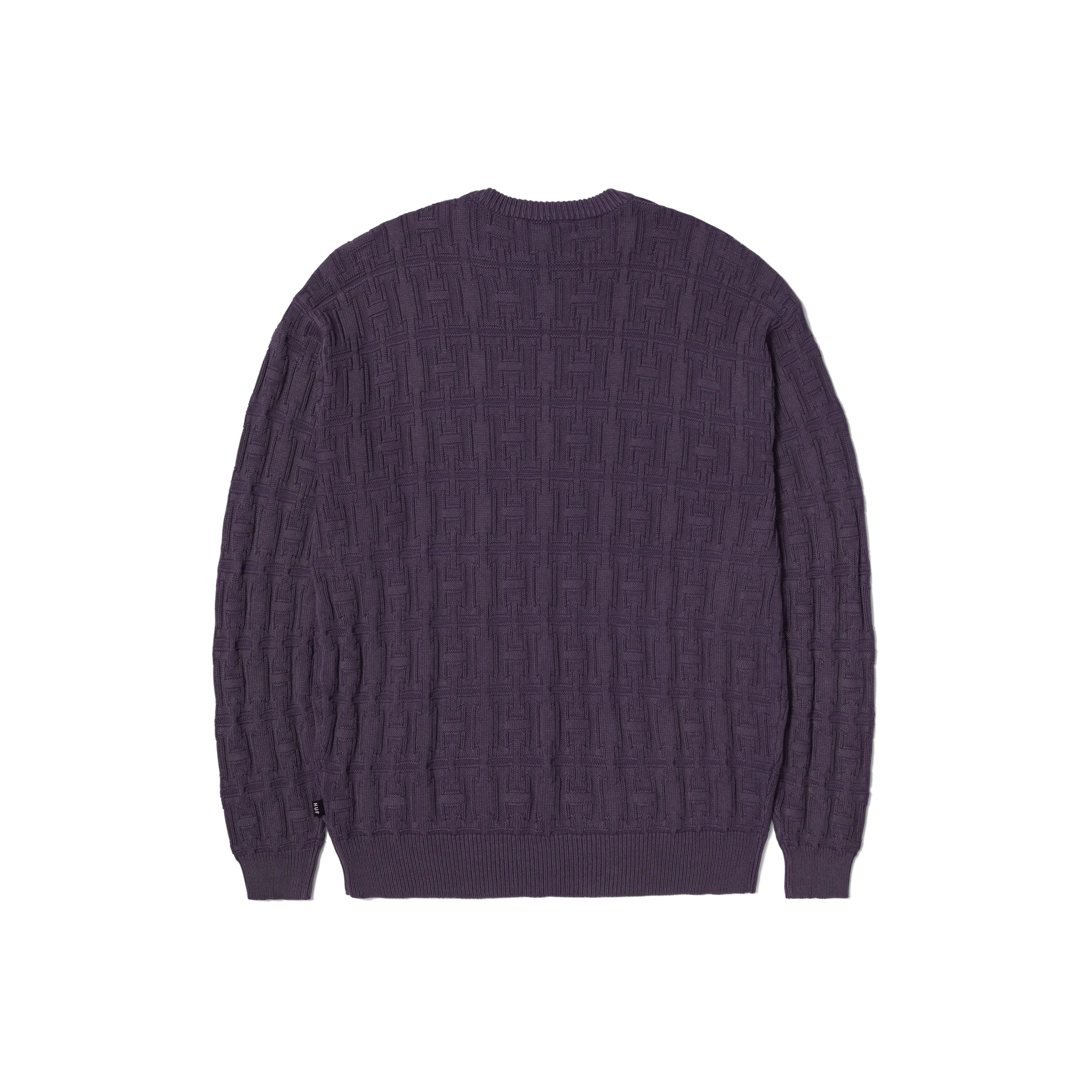 Interlaced Jacquard Overdyed Crew