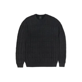 Interlaced Jacquard Overdyed Crew