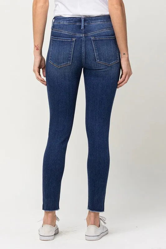 Josie Mid Rise Crop Skinny