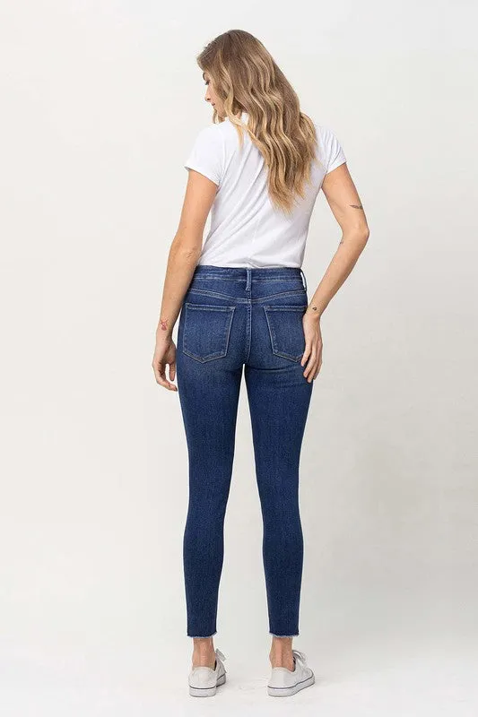 Josie Mid Rise Crop Skinny