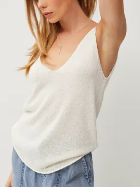 Katherine Sweater Tank - Ivory