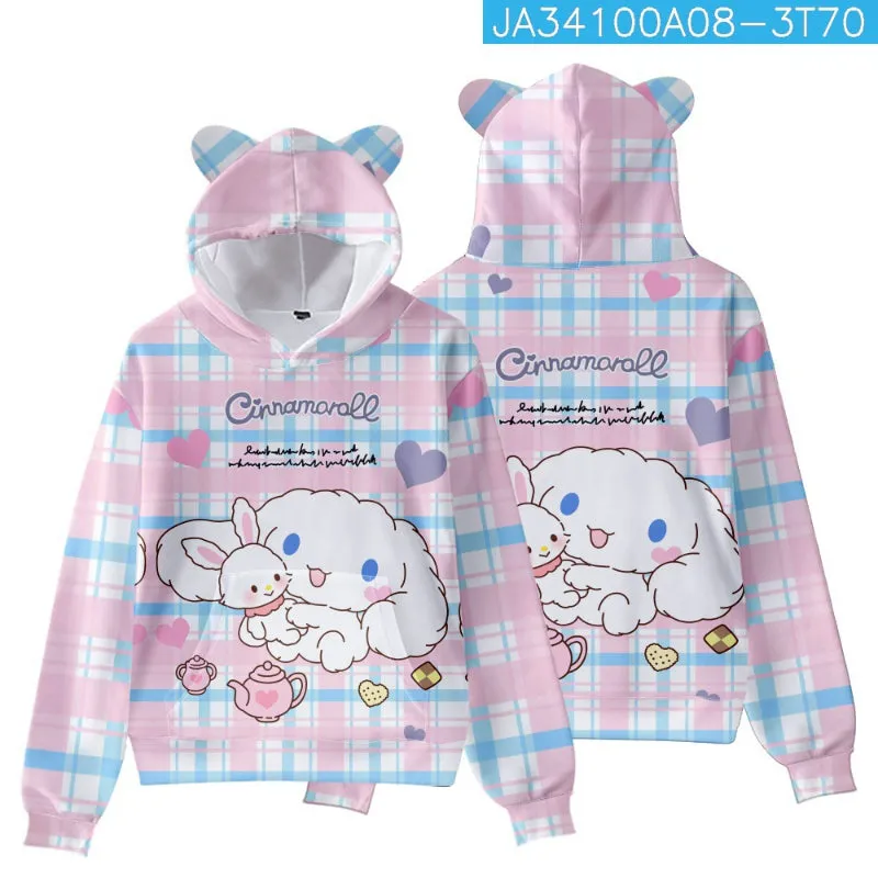 Kawaii Cinna Kids Hooded Sweater KI599