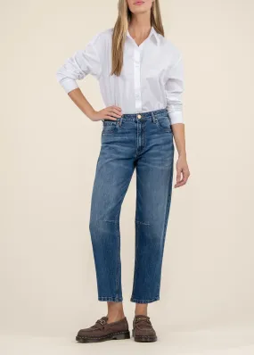 Kut From the Kloth Ashley High Rise Slouchy Barrel Straight Leg Jeans - Dedicated