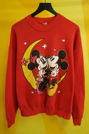 (L) Vtg Mickey & Minnie Crewneck