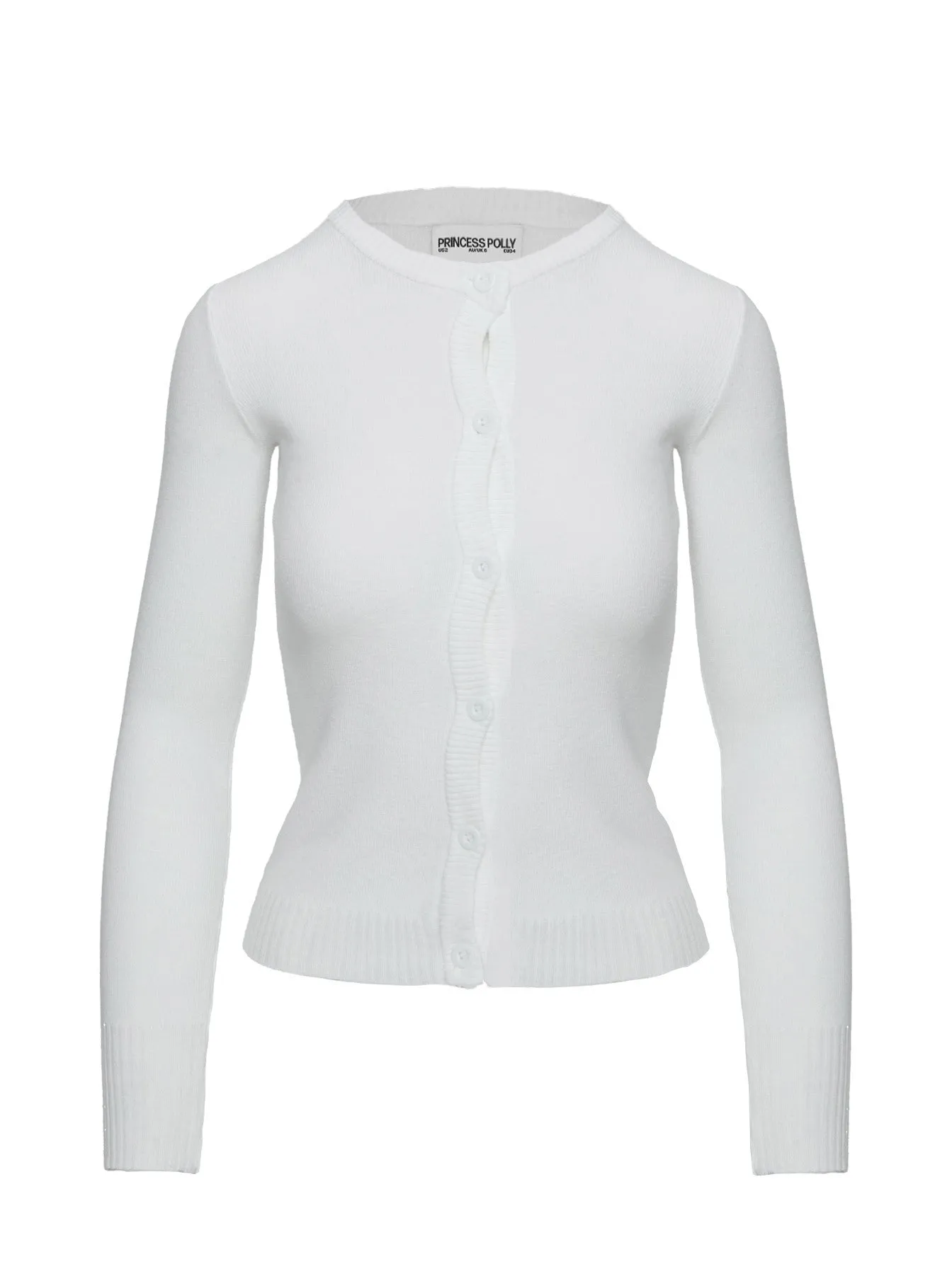 Lauraine Cardigan White