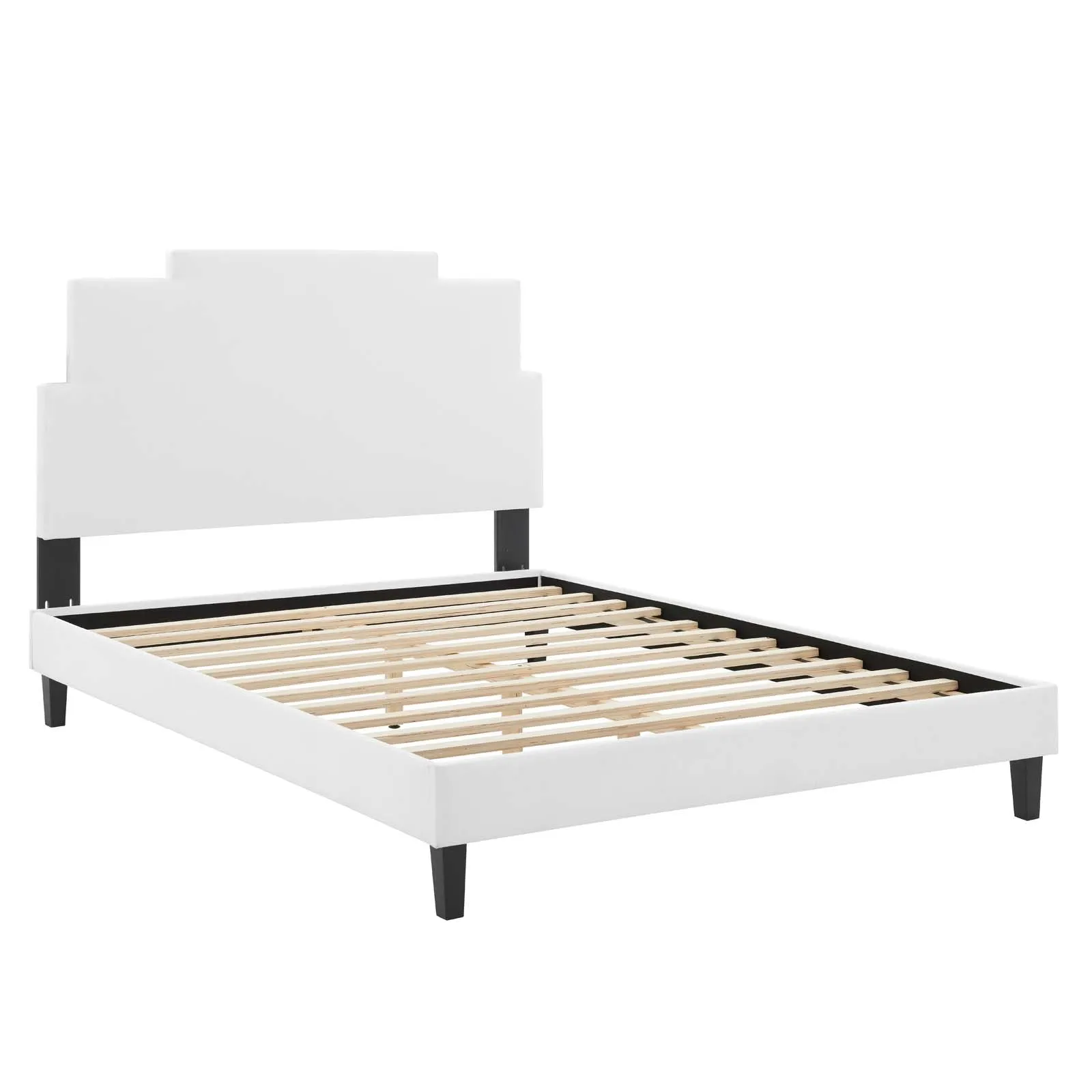 Lindsey Performance  Velvet Platform Bed