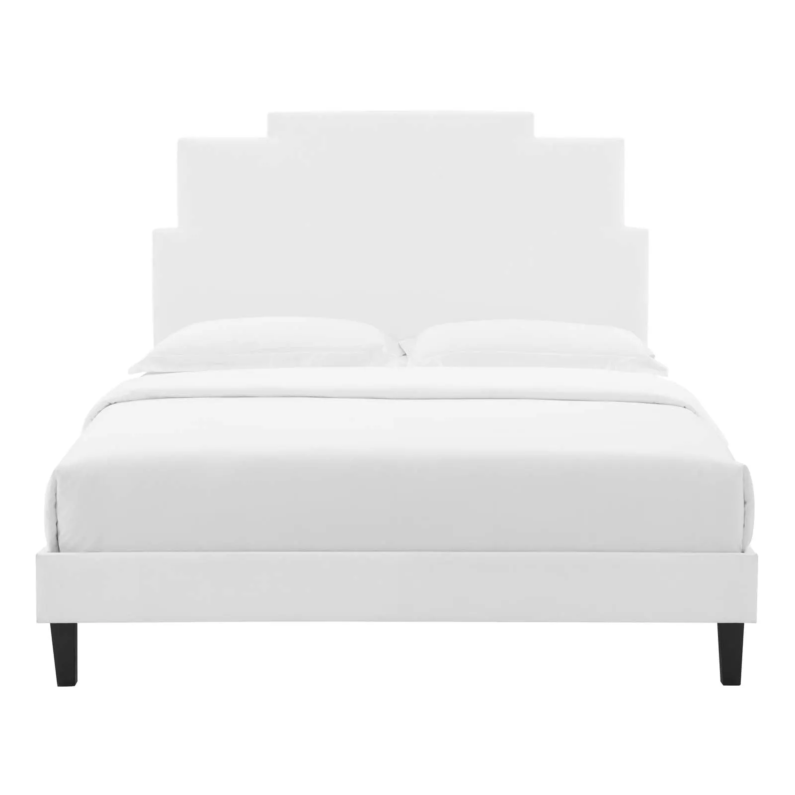 Lindsey Performance  Velvet Platform Bed