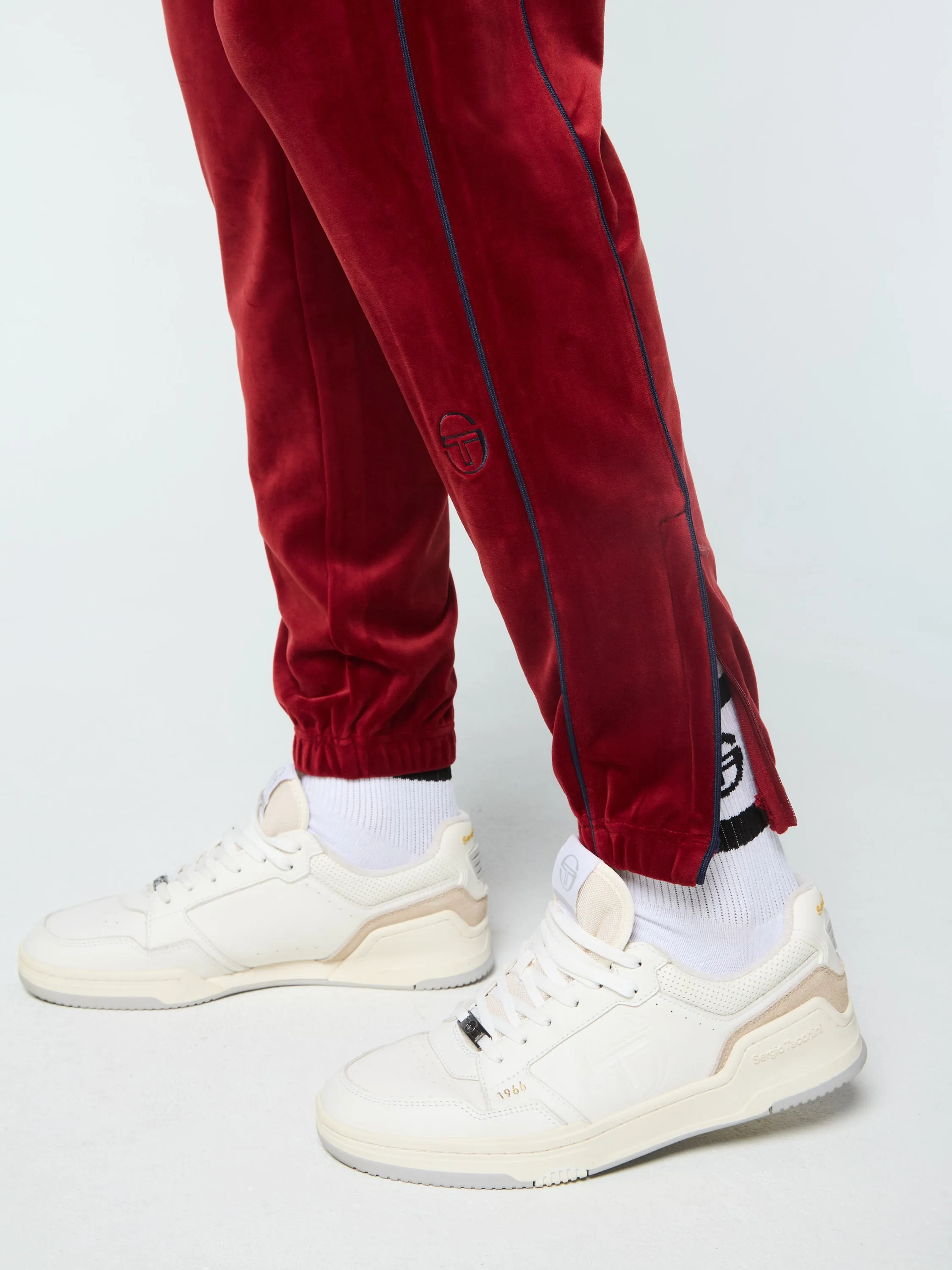 Lioni Velour Track Pant- Sun Dried Tomato