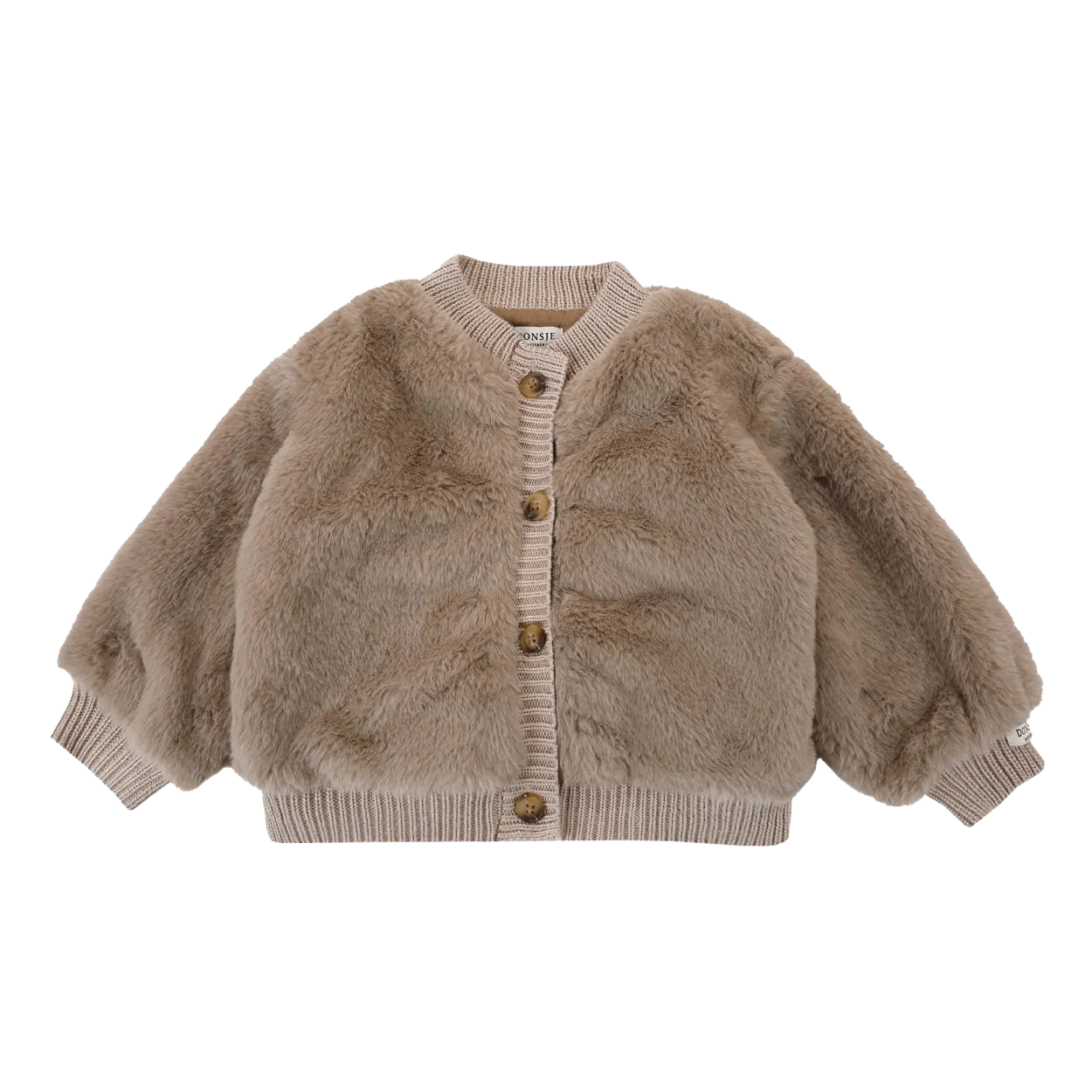 Manita Cardigan | Taupe Teddy