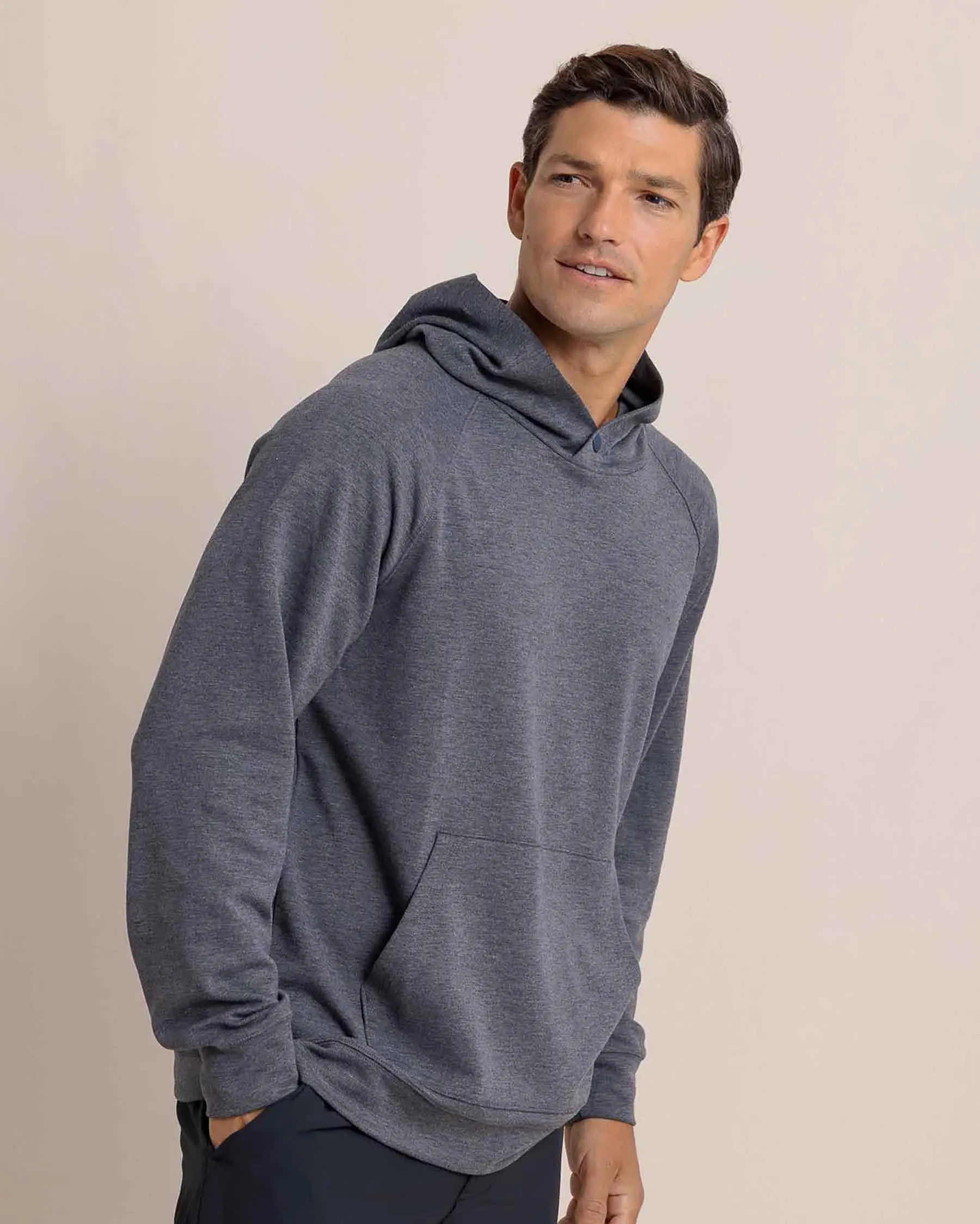 Manteo Heather Interlock Snapfront Hoodie