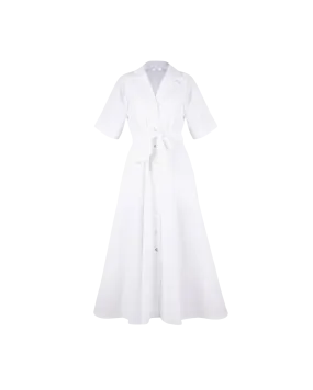 MARLEY SHIRT DRESS WHITE