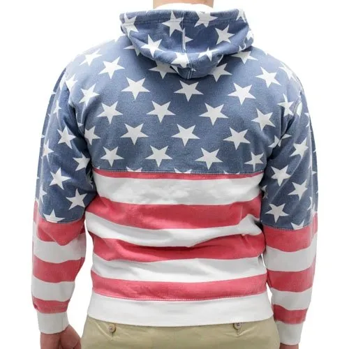 Men's Patriotic Stars Hoodie Sweatshirt