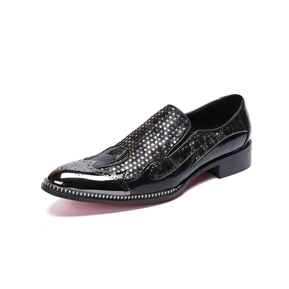 Mens Slip On Oxford Shoes