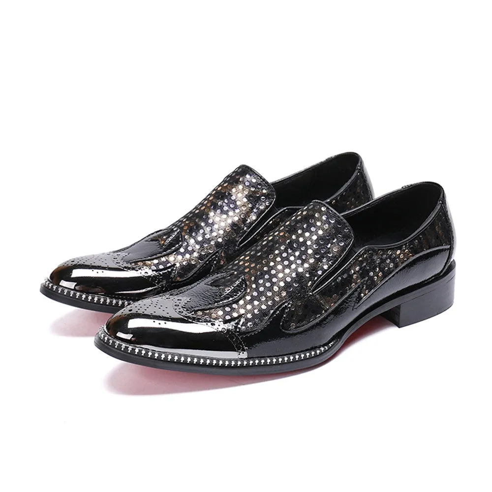 Mens Slip On Oxford Shoes