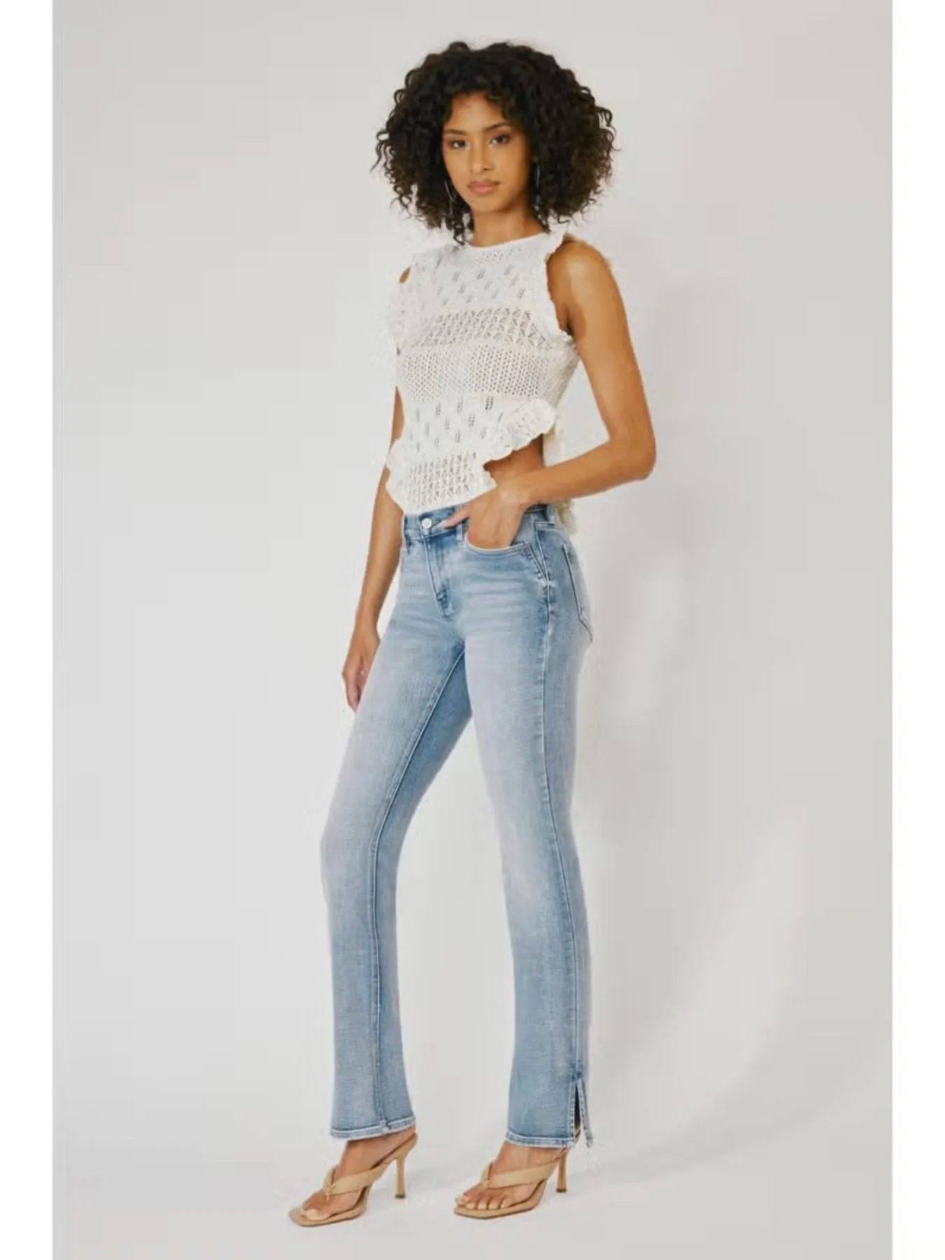 Mid Rise Y2K Bootcut Jeans