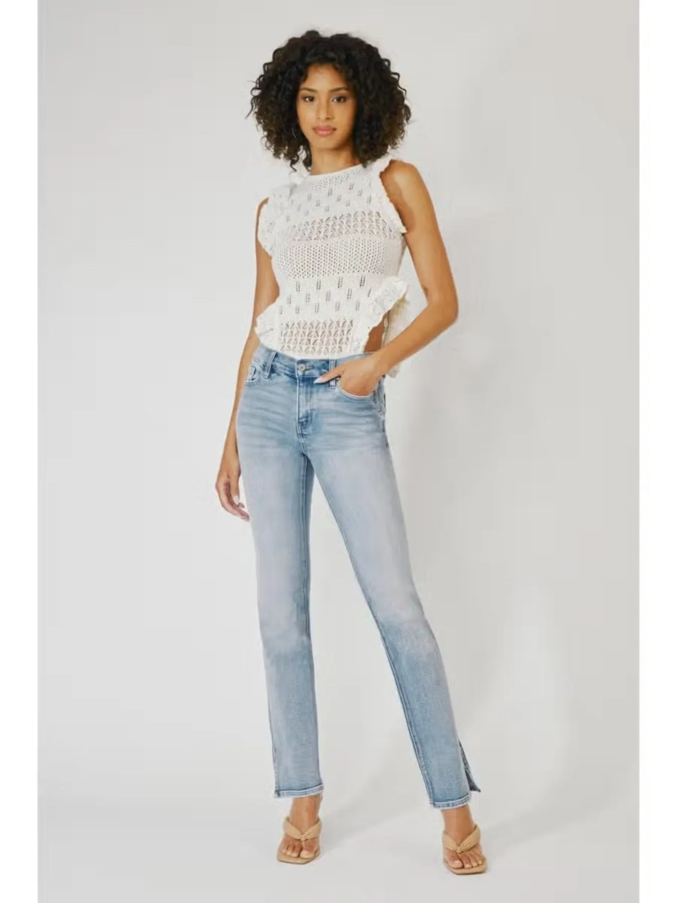 Mid Rise Y2K Bootcut Jeans