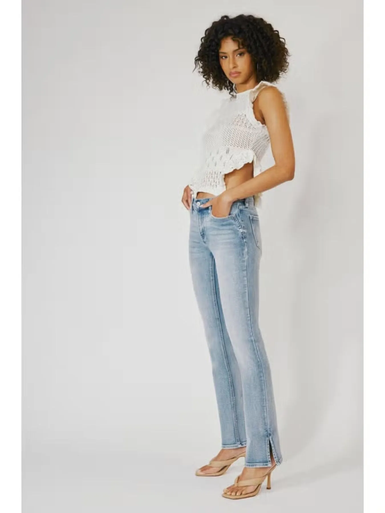 Mid Rise Y2K Bootcut Jeans