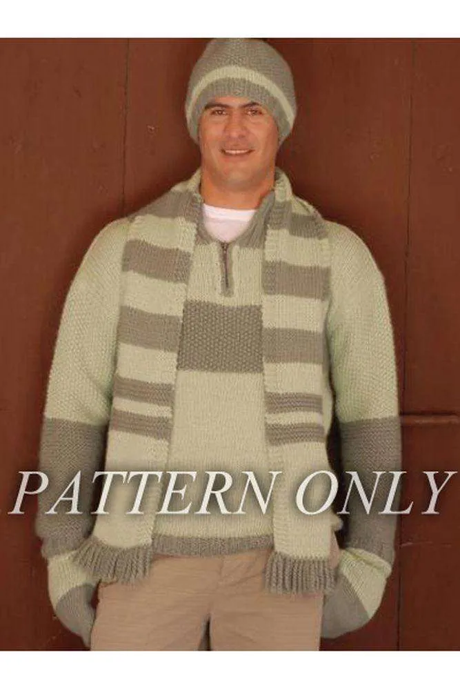 Misti Alpaca Men's DIVO Sweater Set Pattern