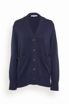 Modern Statements Cardigan in True Navy