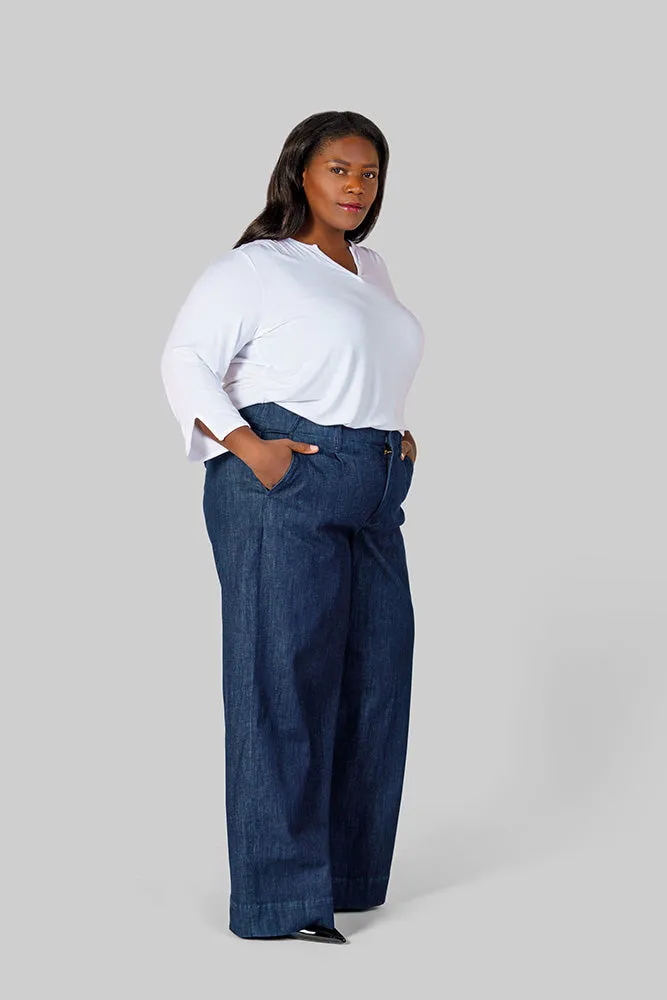 MONA WIDE LEG TROUSER JEANS