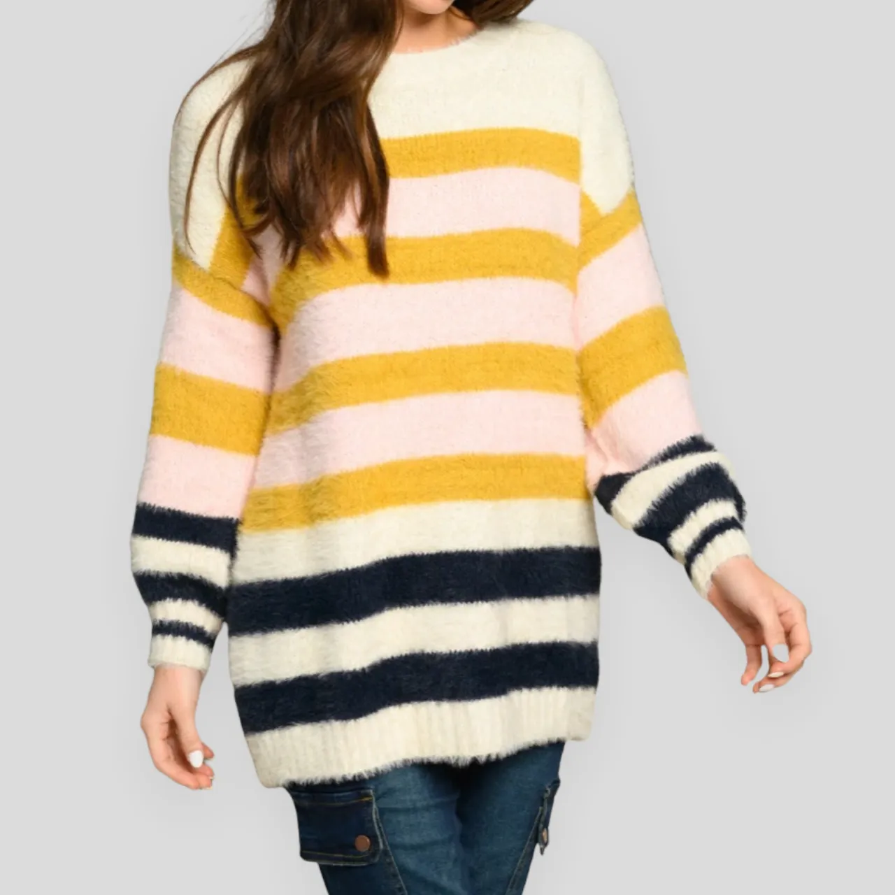 Multi Color Oversized Sweater