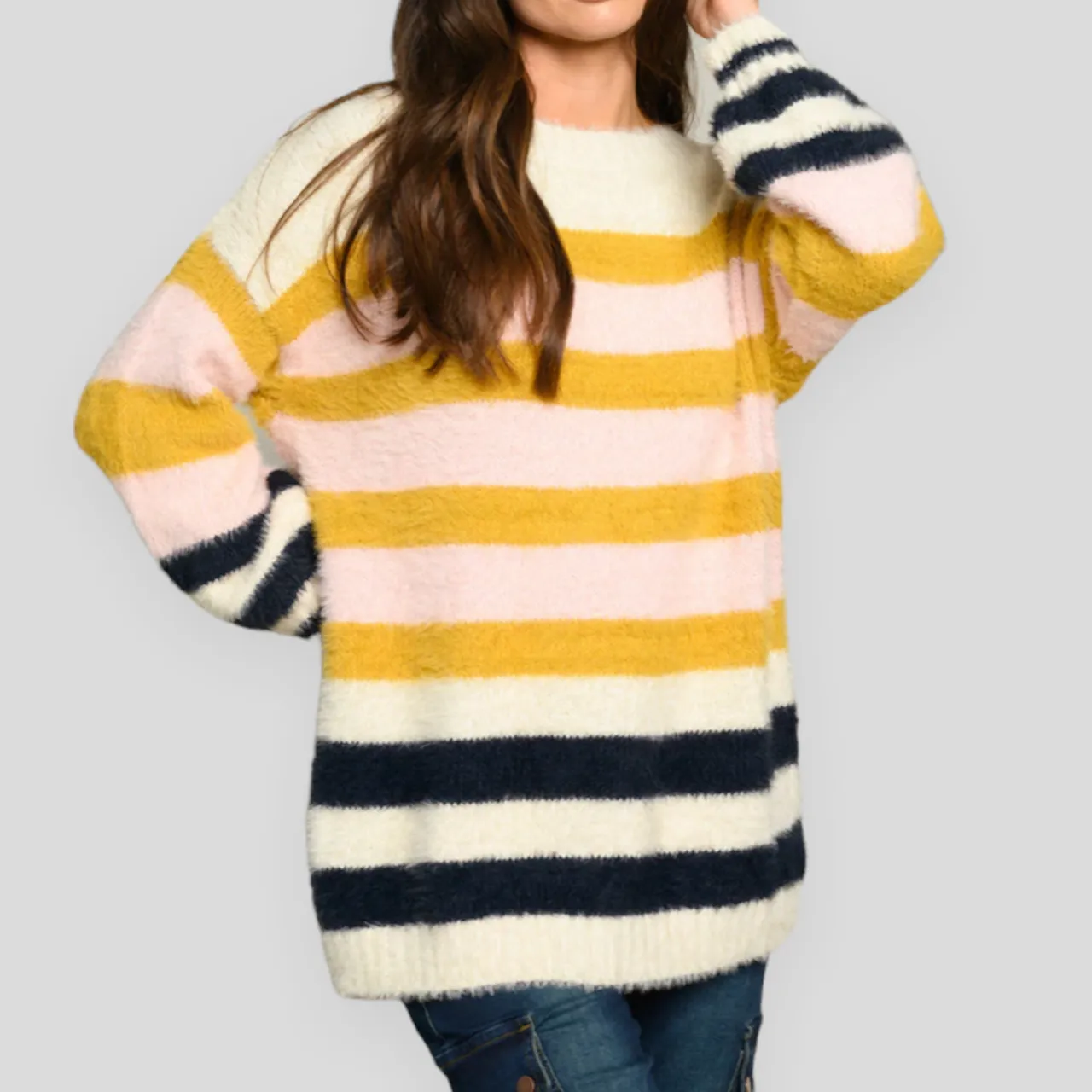 Multi Color Oversized Sweater