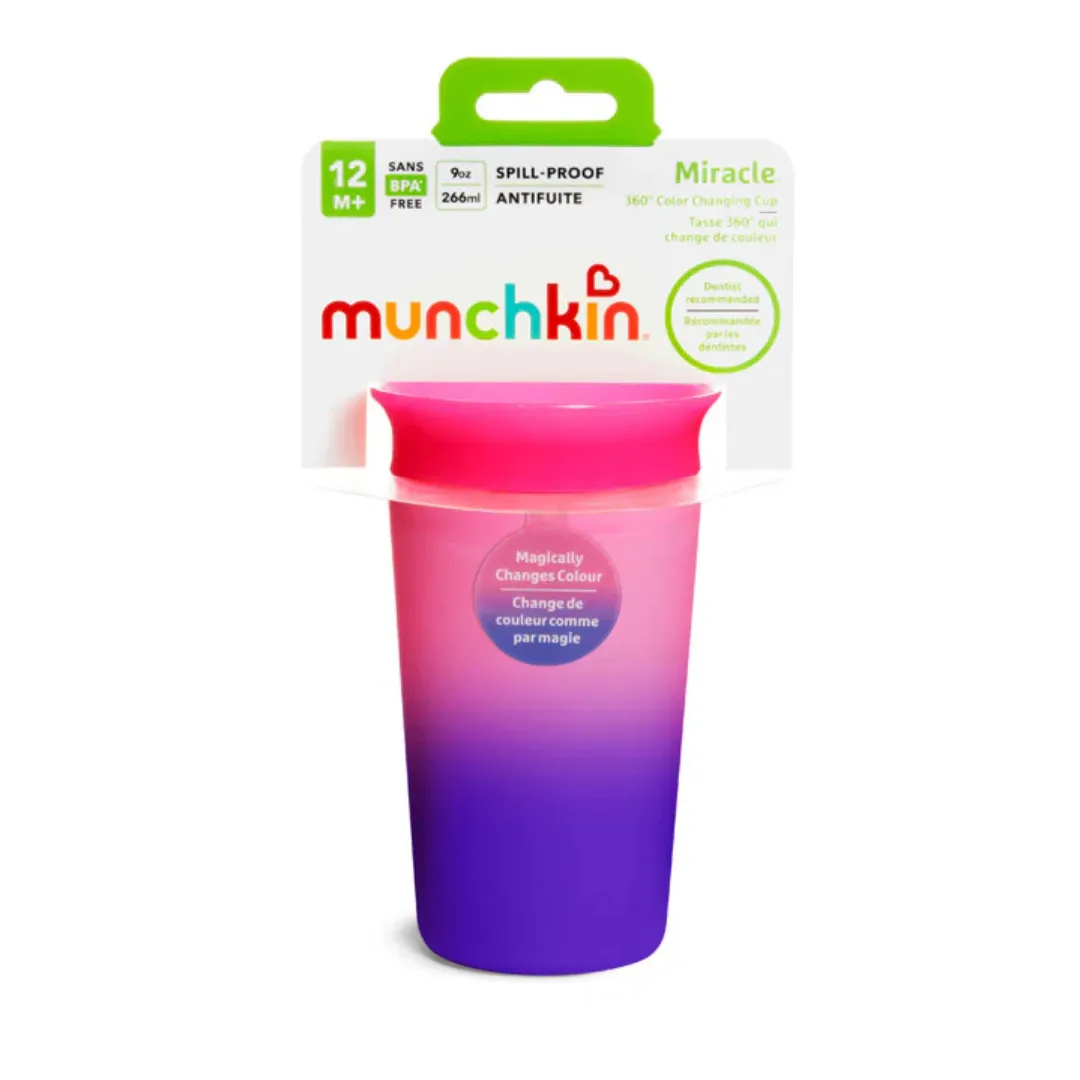 Munchkin Miracle® 360° Color Changing Cup, 9oz (12m )