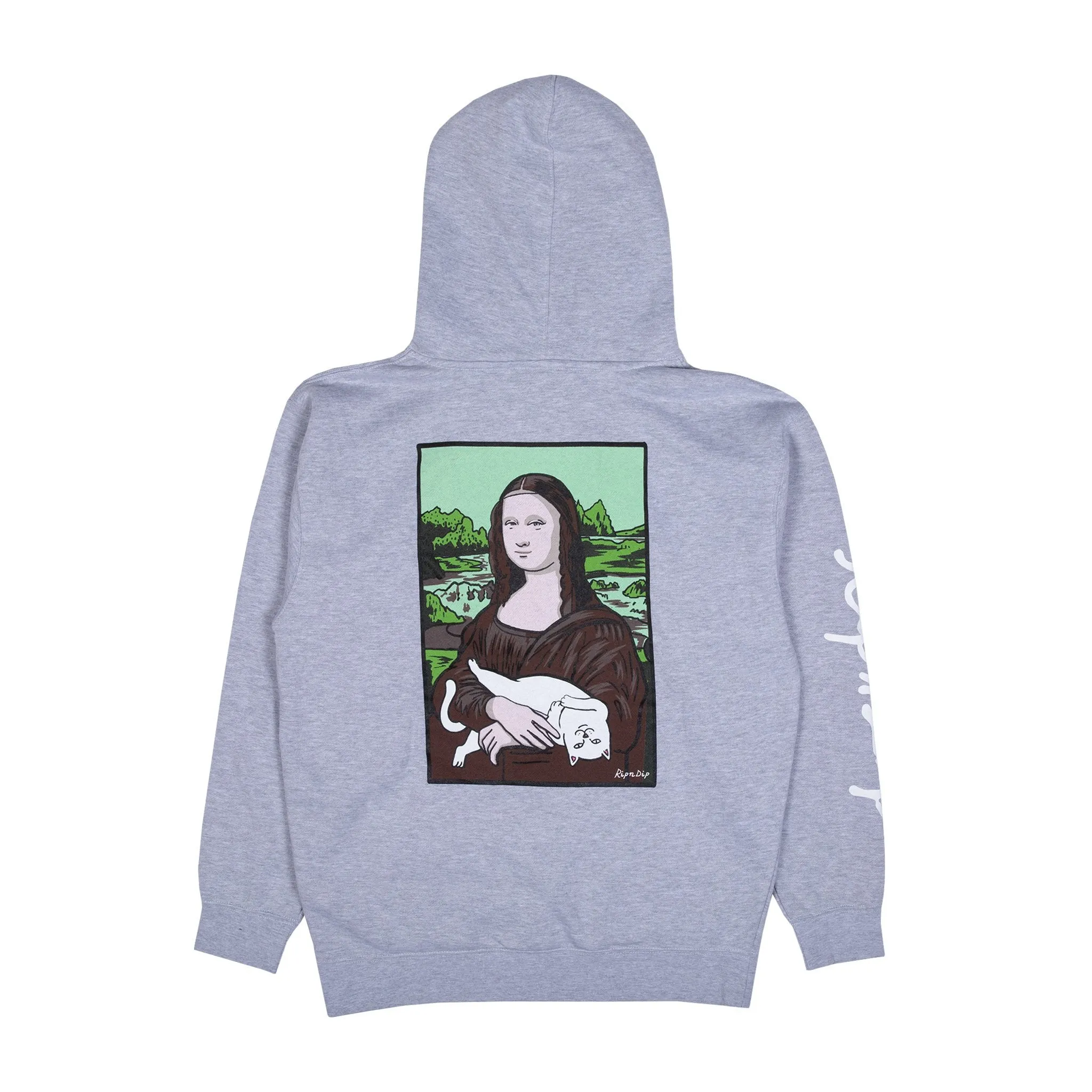 Nermal Lisa Hoodie (Athletic Heather)