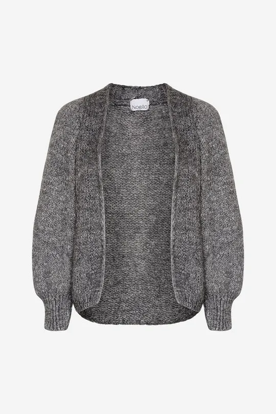 Noella Fora Knit Cardigan Dark Grey Melange