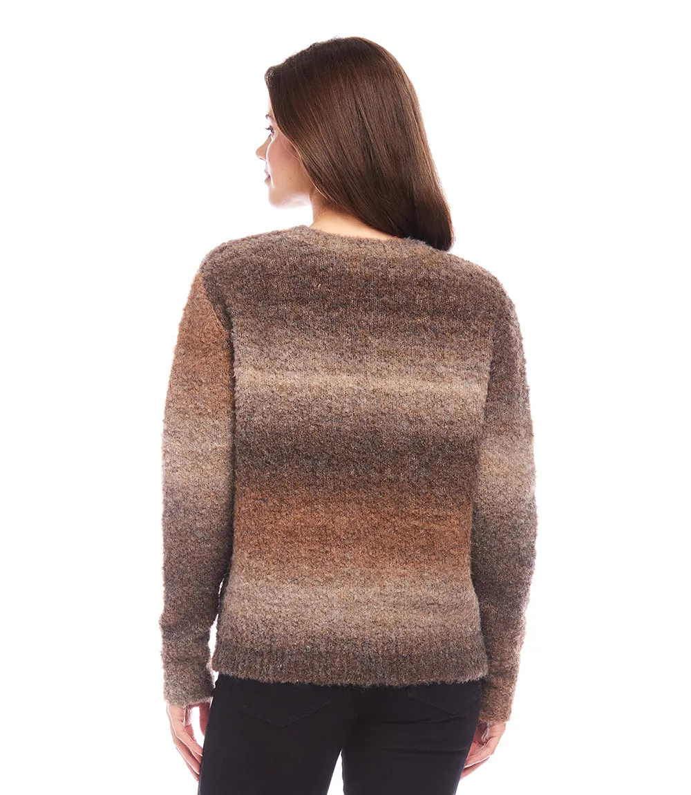 Ombre Boucle Sweater