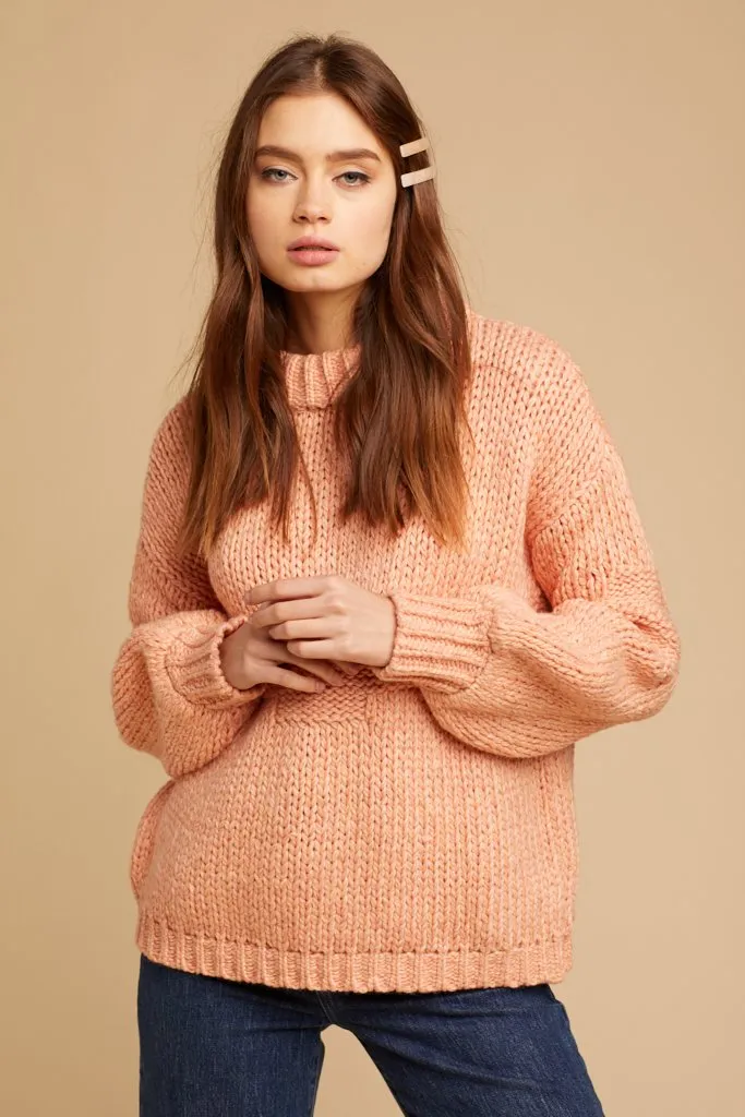 Peach Ventura Sweater