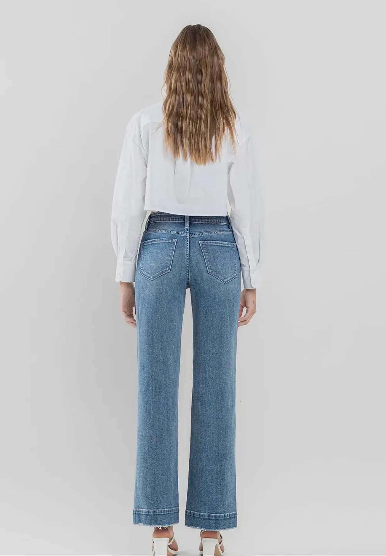 Permissible wide leg trouser denim - flying monkey