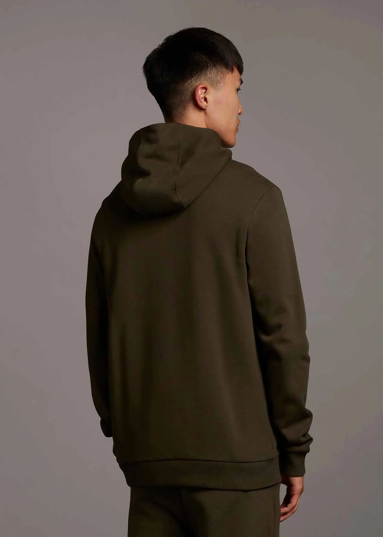 Pocket hoodie - olive